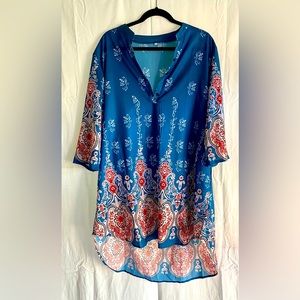 Swimsuit cover tunic Asian size 4XL